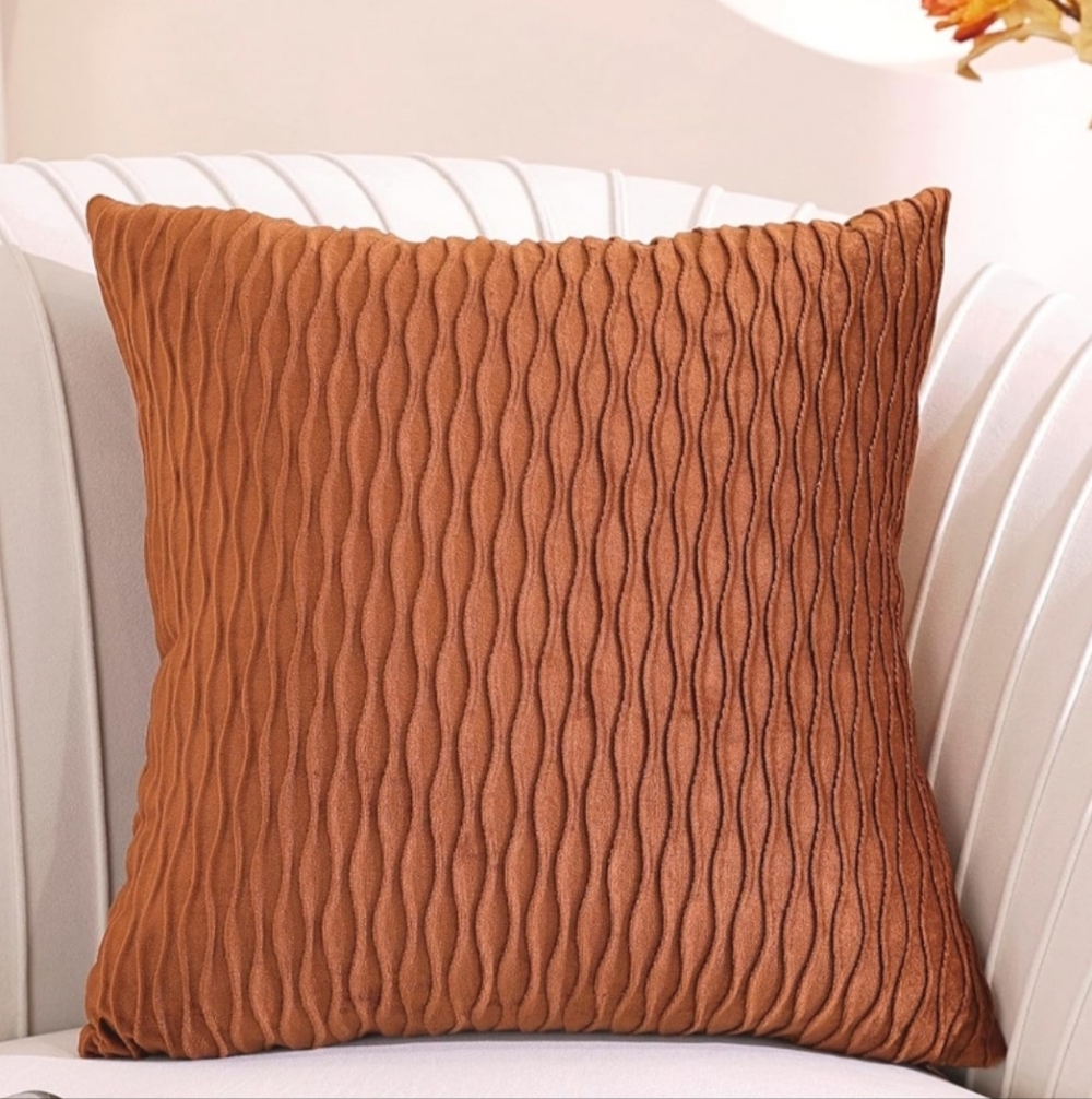 Brown Velvet Throw Pillow Covers Pack Of 2